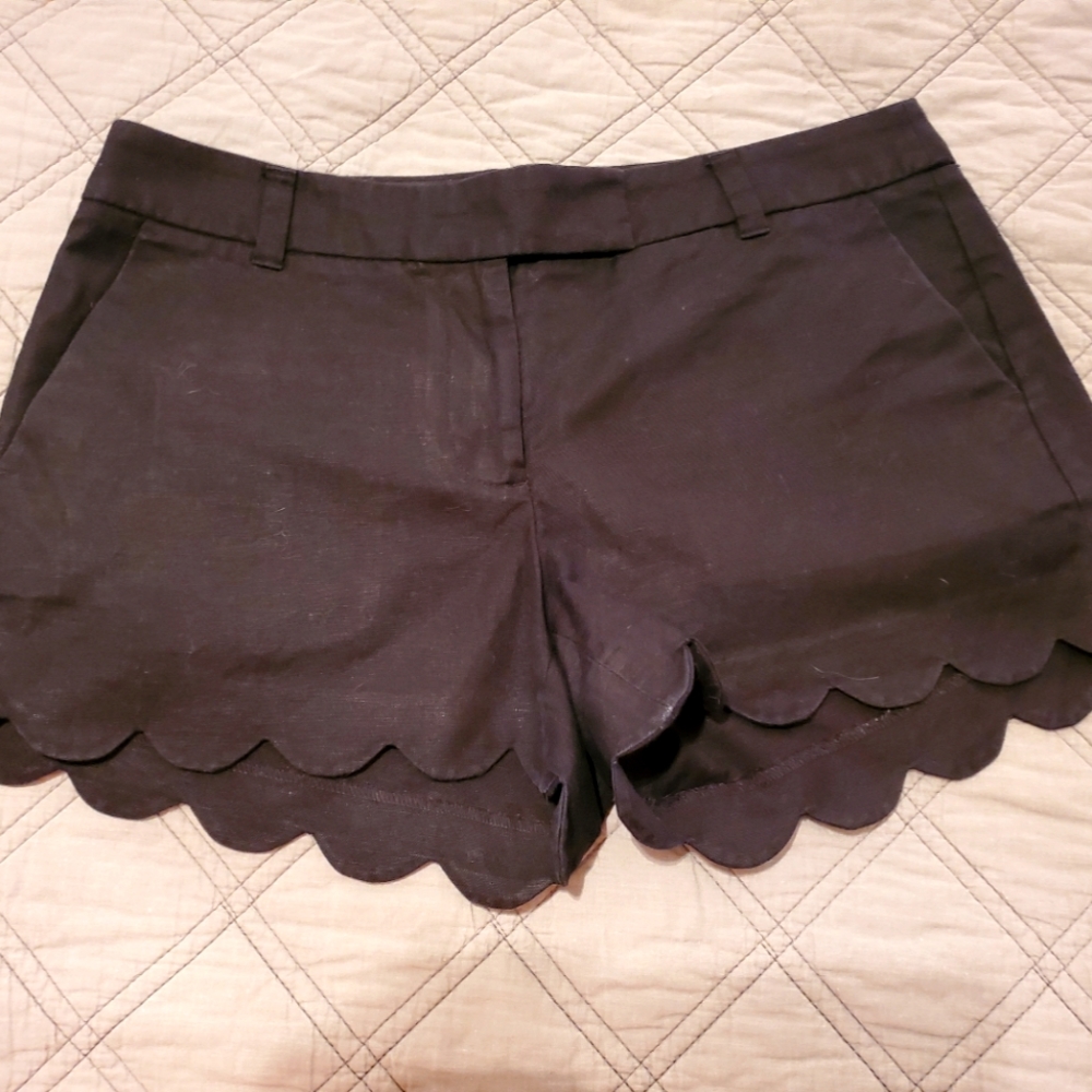 J. Crew scalloped shorts